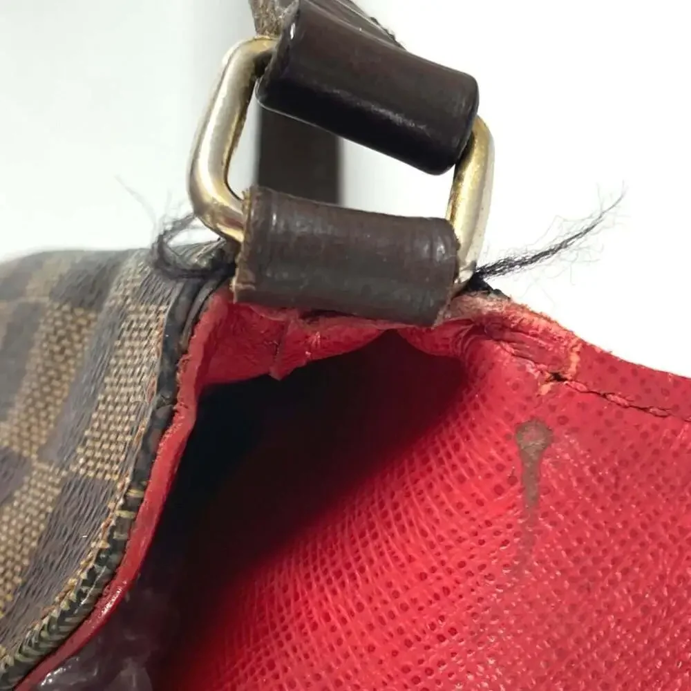 LOUIS VUITTON Brown Damier Canvas Pochette Shoulder Bag